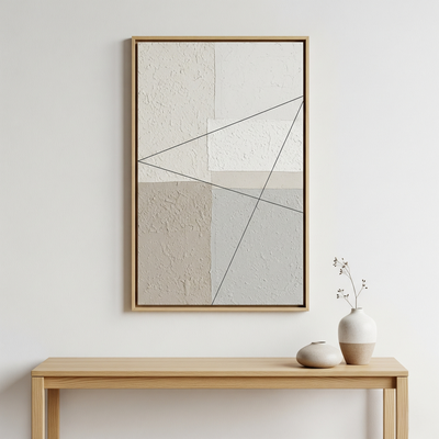 Quiet Contours Abstract Art Print