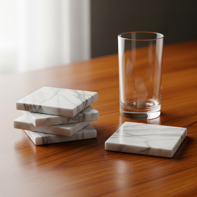 Terra Stone Coaster Set (Set of Four)